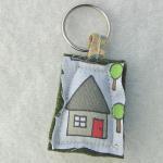 Plush Keychains - Spoonflower Fabric - House..